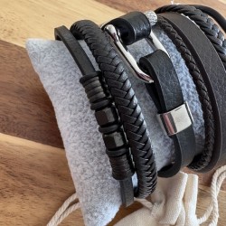BRACELETS MULTI CUIR