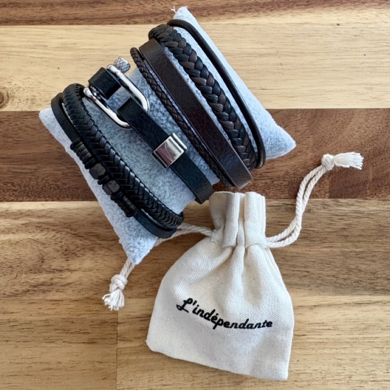 BRACELETS MULTI CUIR