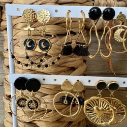 BOUCLES thème noir&doré