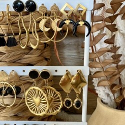 BOUCLES thème noir&doré