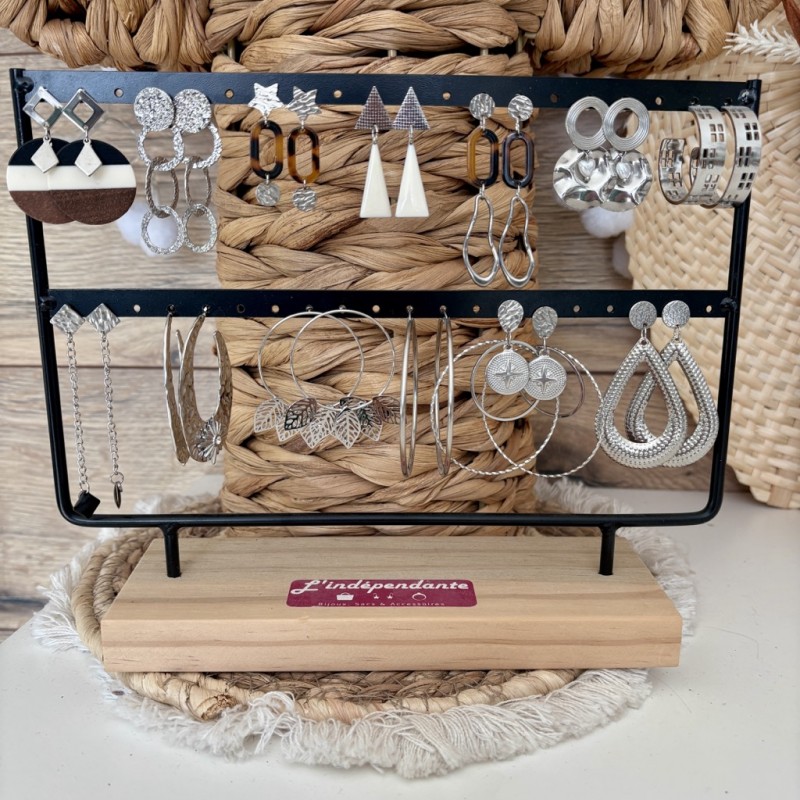 BOUCLES/ ARGENTÉ A CHOISIR