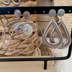BOUCLES/ ARGENTÉ A CHOISIR