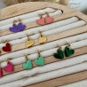 BOUCLES COEURS COLORÉS