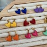 BOUCLES COEURS COLORÉS