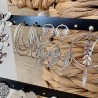 BOUCLES/ ARGENTÉ/A CHOISIR