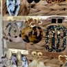 BOUCLES RESINE & DORÉ À CHOISIR