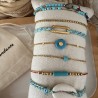 BRACELETS TURQUOISE&DORÉ