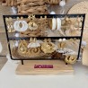 BOUCLES D'OREILLES THEME BLANC&DORÉ