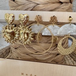 BOUCLES thème BLANC&DORÉ