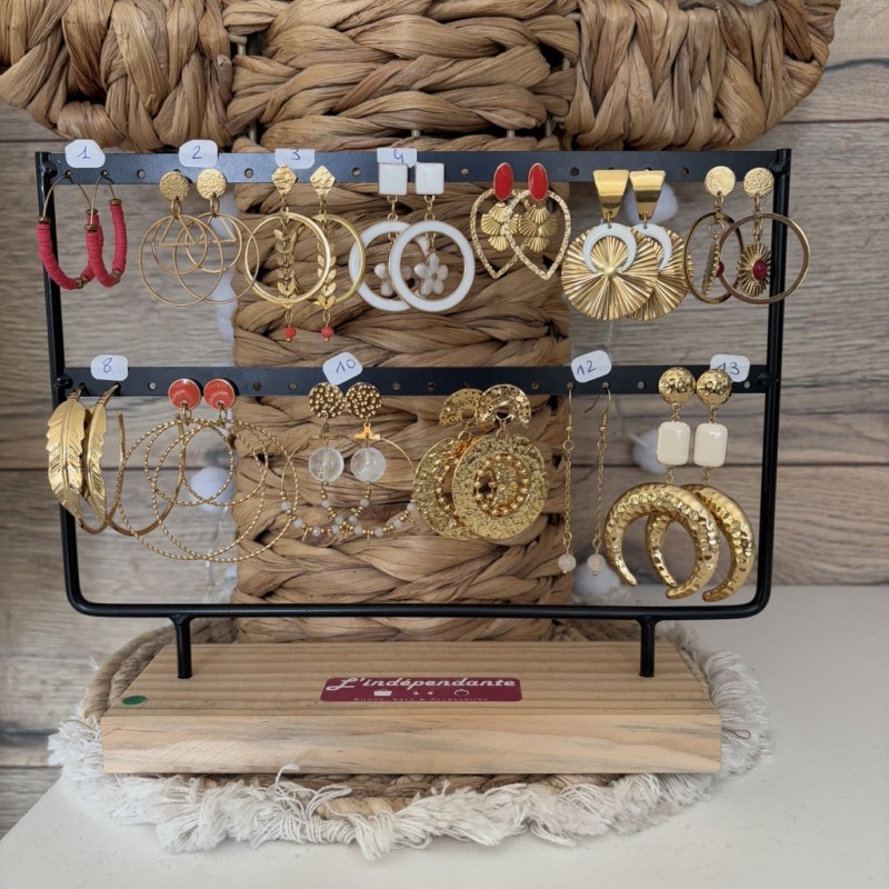 BOUCLES DORÉES A CHOISIR