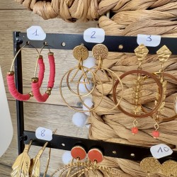 BOUCLES DORÉES A CHOISIR