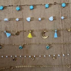 BRACELETS CHEVILLES/DORÉ