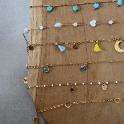 BRACELETS CHEVILLES/DORÉ