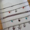 BRACELET CHEVILLE/ ARGENTÉ