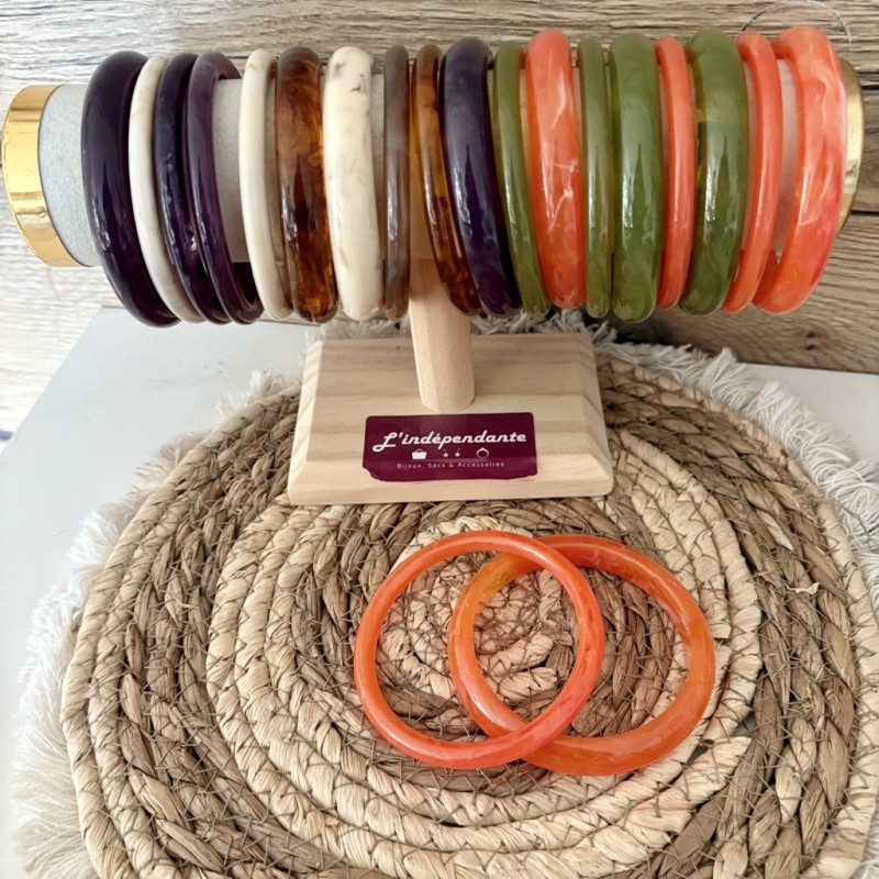 JONCS RESINE COLORÉS (lot de 2 )