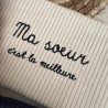 POCHETTE MA SOEUR C'EST LA MEILLEURE