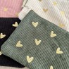 POCHETTE VELOURS COEURS