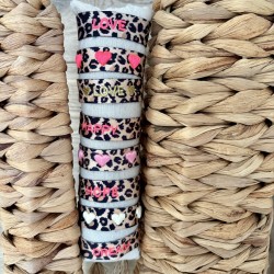 BRACELETS LEOPARD TISSÉS