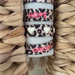 BRACELETS LEOPARD TISSÉS