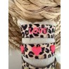 BRACELETS LEOPARD TISSÉS