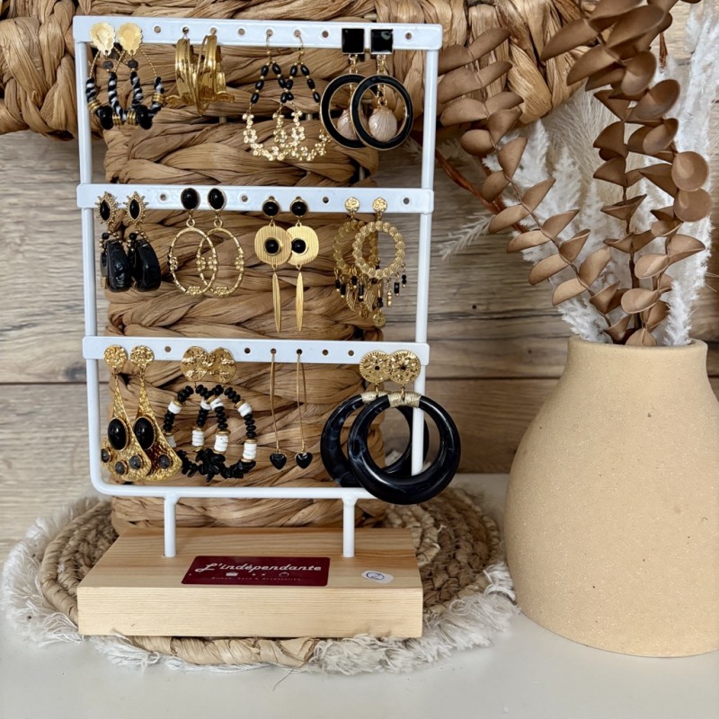 BOUCLES / NOIR&DORÉ