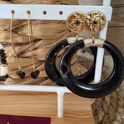 BOUCLES / NOIR&DORÉ