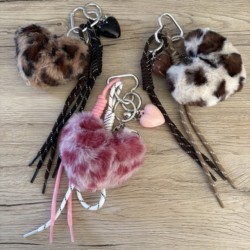 PORTE CLE COEUR MOUMOUTE