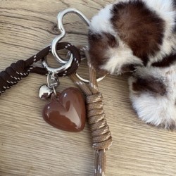 PORTE CLE COEUR MOUMOUTE