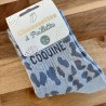 CHAUSSETTES A PAILLETTES leopard