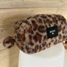 TROUSSE DE TOILETTE/ POCHETTE LEOPARD