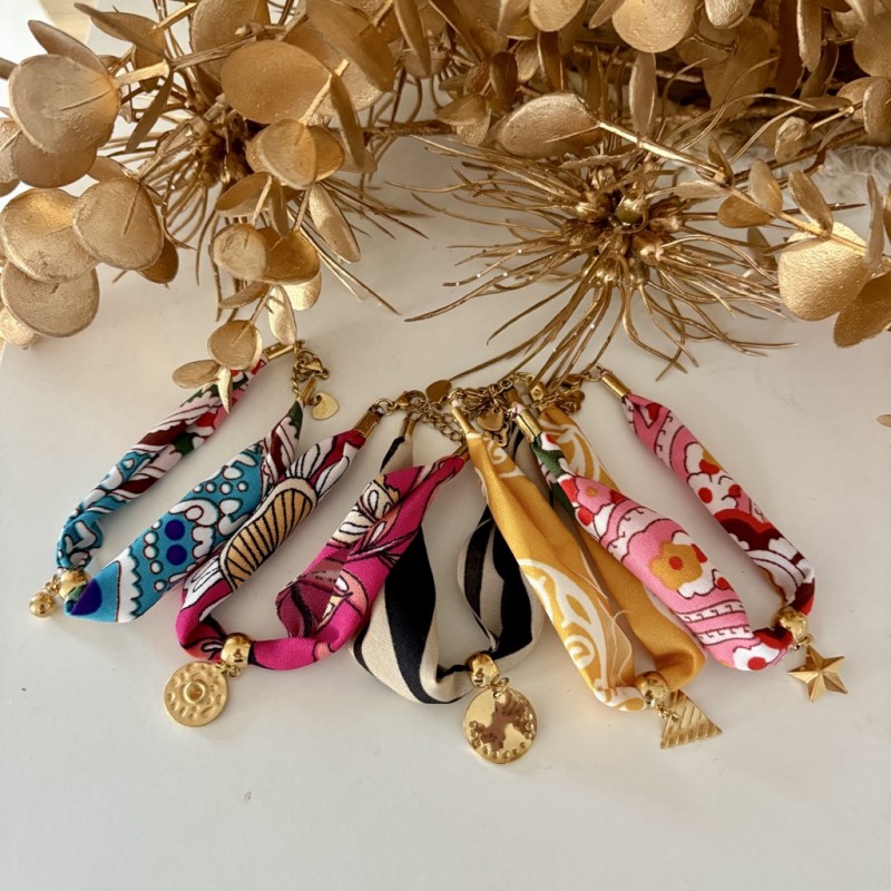 BRACELETS FOULARD