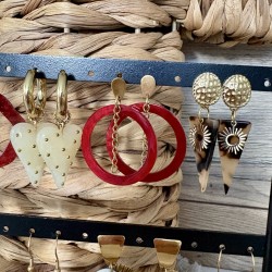 BOUCLES thème BORDEAUX&DORÉ