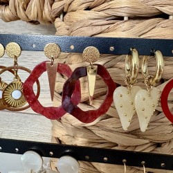 BOUCLES thème BORDEAUX&DORÉ