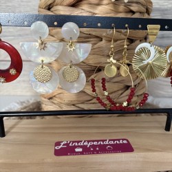 BOUCLES thème BORDEAUX&DORÉ