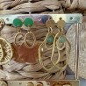 BOUCLES/VERT & DORÉ